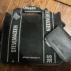 Steve Madden Black Crossbody Bag with Wallet
